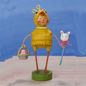 Lori Mitchell Figurine - Peep Show Figurine - Wooden Duck Shoppe