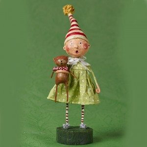 Lori Mitchell Figurine - Discovering Santa Figurine - Wooden Duck Shoppe