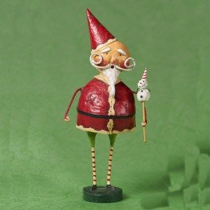 Lori Mitchell Figurine - Mr Kringle Figurine - Wooden Duck Shoppe