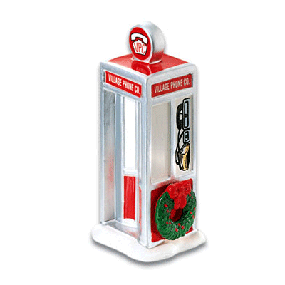 Department 56 - Village Phone Booth