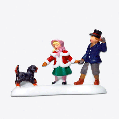 Department 56 - Playing With A Puppy