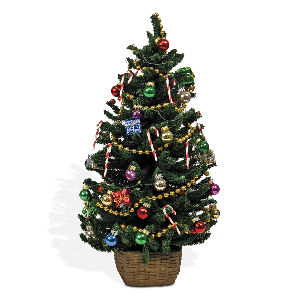 Byers Choice - Decorated Tree with Lights
