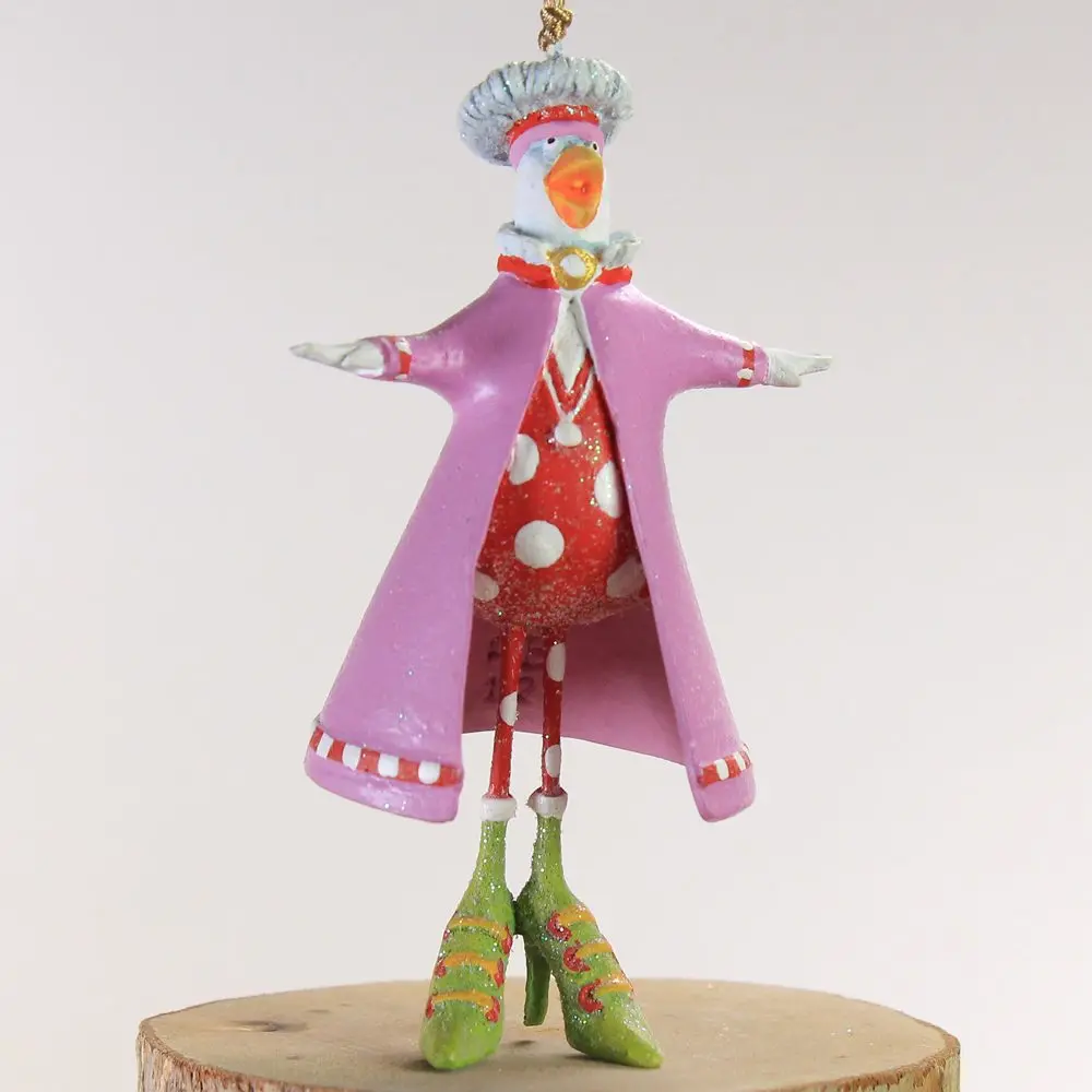Patience Brewster - Mini Calling Bird Ornament | Wooden Duck Shoppe