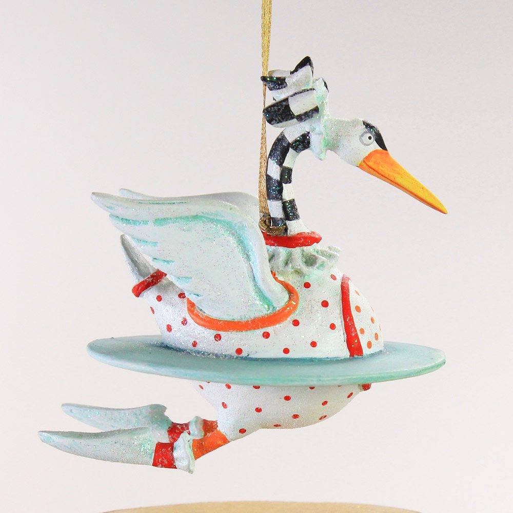 Patience Brewster – Mini Swan a Swimming Ornament