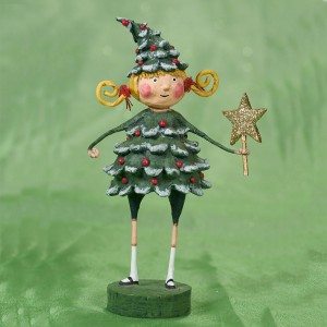 Lori Mitchell Figurine - Jolly Holly Figurine