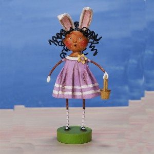Lori Mitchell Figurine - Curly Shirley Figurine - Wooden Duck Shoppe