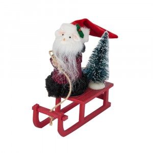 Byers Choice - Mouse on Sled - Wooden Duck Shoppe