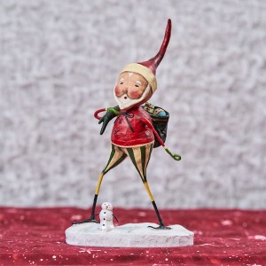 Lori Mitchell Figurine - Snow Shoe Santa Figurine