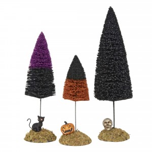 Department 56 - Festive Halloween Sisals - Wooden Duck Shoppe