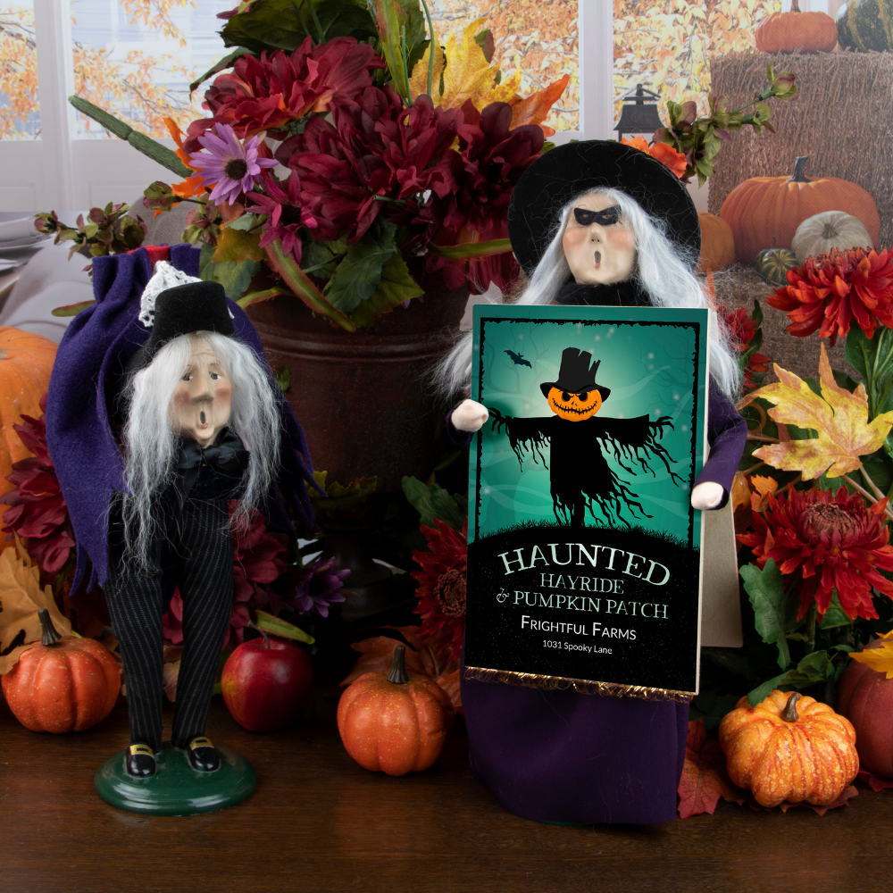 Byers' Choice Halloween and Harvest Carolers Wooden Duck Shoppe