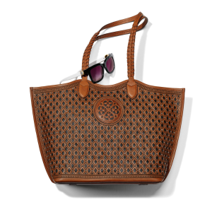 brighton ferrara riva tote russet with sunglasses